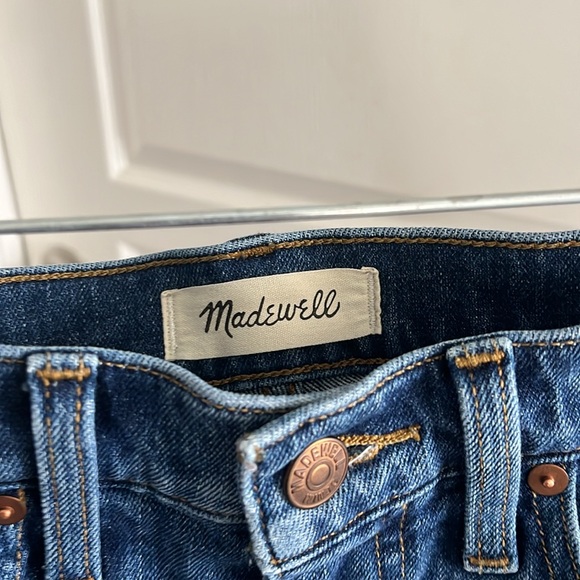 MADEWELL High-Rise Denim Shorts in Malden Wash Size 24 - Picture 5 of 8